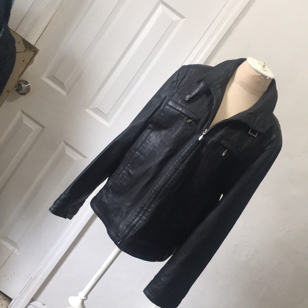 Boss leather jacket - Picture 4 of 7